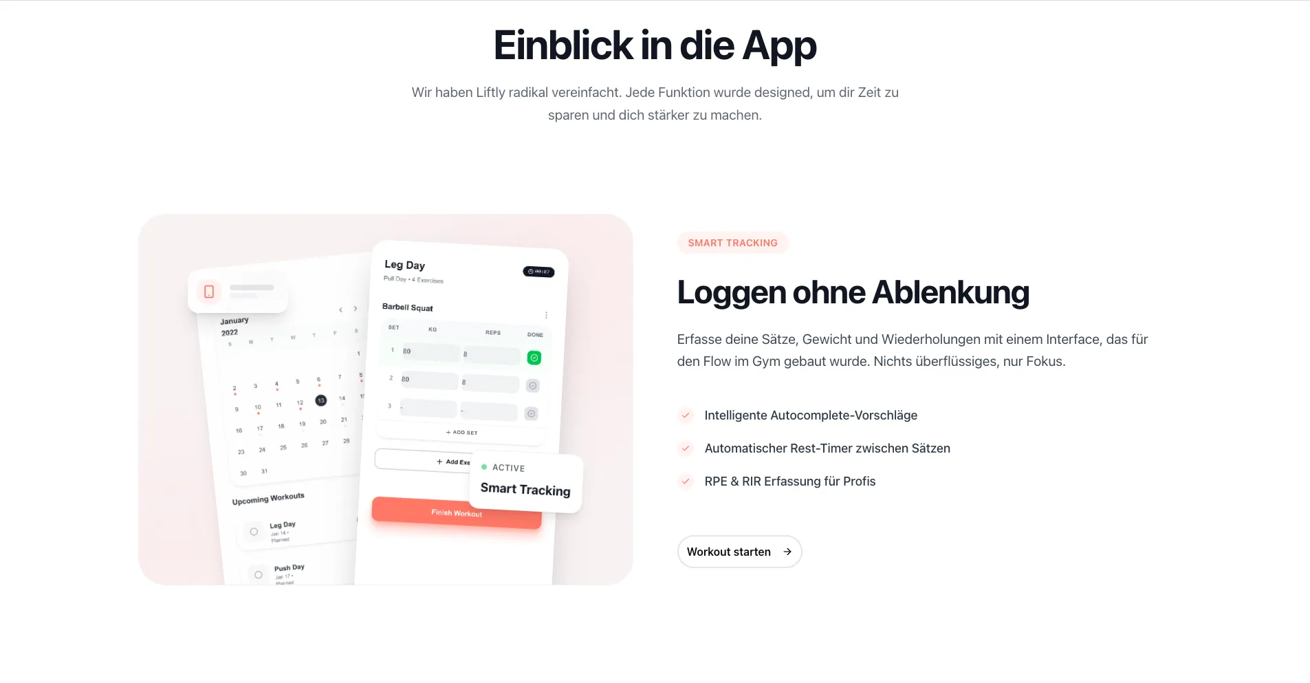 Screenshot des Projekts